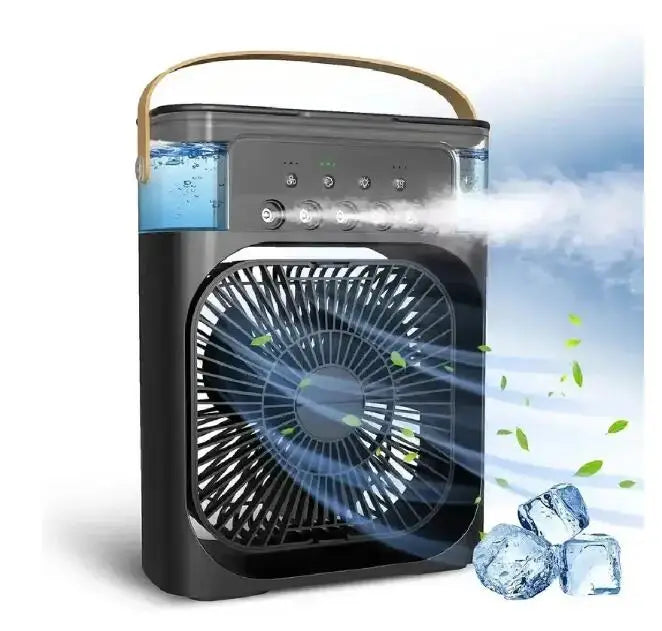 Mini Ventilador e Refrigerador de Ar Portátil